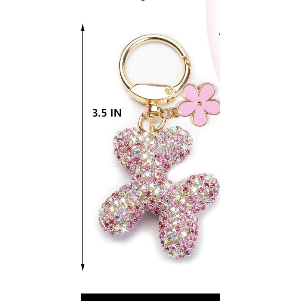 Cute Keychains, Balloon Dog Bag Charms for Women, Purse Charms, Pearl Keychain W